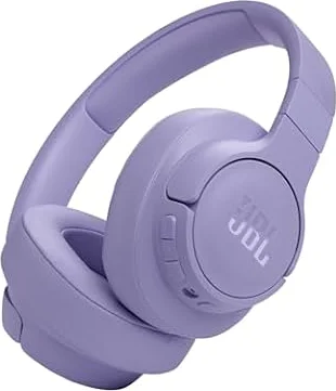 JBL TUNE 770NC - Adaptive Noise Cancelling with Smart Ambient Wireless Over-Ear Headphones, Bluetooth 5.3, Up to 70H battery life with speed charge, Lightweight, comfortable & foldable design (Purple)