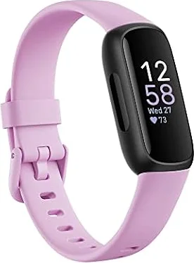 Google Fitbit Inspire 3 - Health and Fitness Tracker - Lilac Bliss / Black