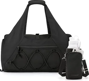 BAGSMART Gym Bag Weekender Bags for Women with Shoe Compartment | Lightweight Duffel Overnight Yoga Tote Bag with Wet Pocket
