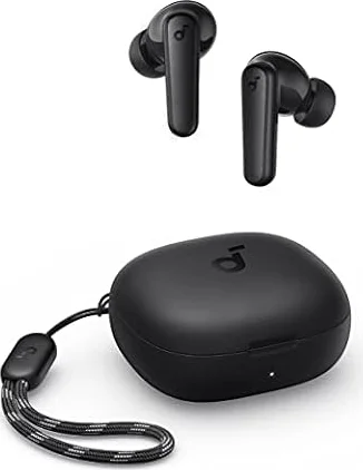 Anker soundcore P20i True Wireless Earbuds, 30H Playtime, Bluetooth 5.3 | IPX5 Water-Resistant, 10 mm Drivers with Rich Bass, Clear Calls with 2 Mics and AI, 22 Preset EQs, for Work and Gym (Black)