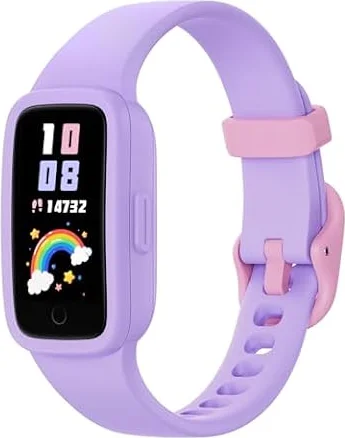 Vigor 3 Kids Fitness Tracker Watch, AMOLED Screen for Girls Ages 5-15 | No Phone No App Required, 3ATM Waterproof, Pedometer, Heart Rate and Sleep Monitor, Vibrating Alarm, 10 Sport Modes, Reminder