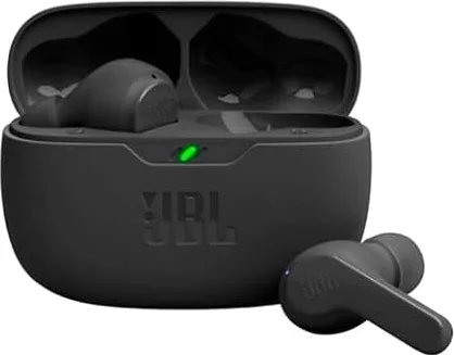JBL Vibe Beam - True Wireless Earbuds - Black | JBL Deep Bass Sound, Comfortable fit, Up to 32 8h 24h total hours of battery life with speed charging