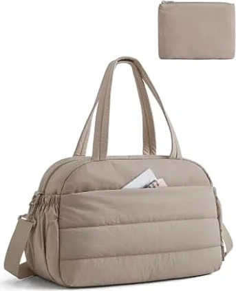 BAGSMART Gym Bag for Women, Overnight Sports Travel Duffle