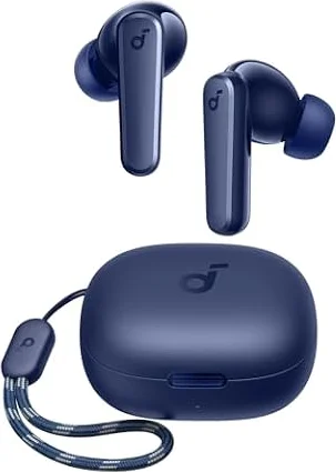 Anker soundcore P20i True Wireless Earbuds, 30H Playtime, Bluetooth 5.3 | IPX5 Water-Resistant, 10 mm Drivers with Rich Bass, Clear Calls with 2 Mics and AI, 22 Preset EQs, for Work and Gym (Blue)