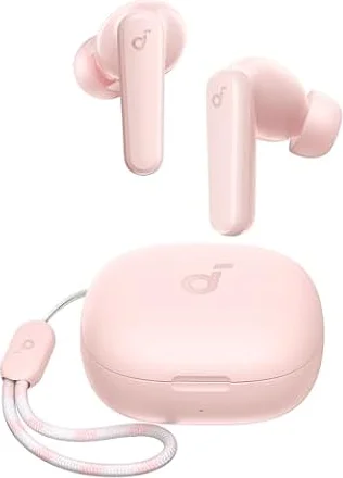 Anker soundcore P20i True Wireless Earbuds, 30H Playtime, Bluetooth 5.3 | IPX5 Water-Resistant, 10 mm Drivers with Rich Bass, Clear Calls with 2 Mics and AI, 22 Preset EQs, for Work and Gym (Pink)
