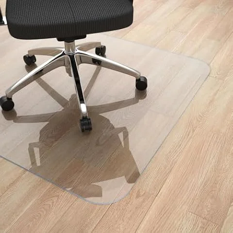Yecaye PVC Office Chair Mat for Hardwood Floor, 36" x 48", Rectangle