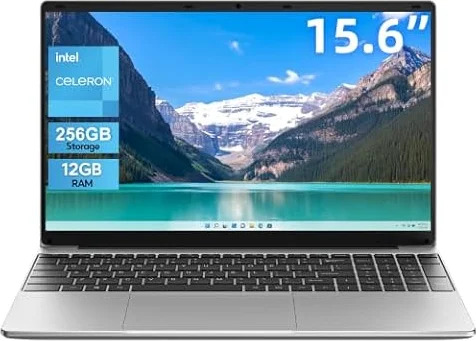 Jumper 15.6 Inch Laptop 12GB RAM 256GB Storage for Business and Students