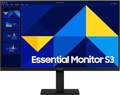 Samsung 24-inch FHD Flat Screen IPS Panel 5ms 100Hz Monitor with Eye-Saver Mode & Super Slim Design (LS24D300GANXZA) - [Canada Version]