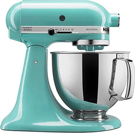 KitchenAid Artisan Series 5-Quart Tilt-Head Stand Mixer, Aqua Sky, KSM150PSAQ