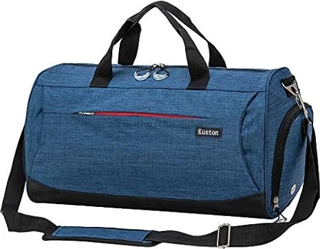 Kuston Sports Small Gym Bag for Men and Women Travel Duffel Bag Workout Bag with Shoes Compartment&Wet Pocket