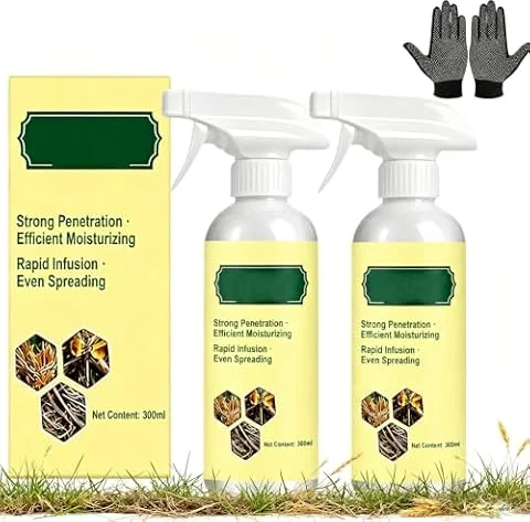 Fast-Acting Natural Weed & Grass Killer Spray, 300ml Lawn Weed Killer (2pc) | Selective Pet Safe Weedkiller Control Targets Unwanted Weeds & Grass While Helping Maintain a Healthy, Green Lawn