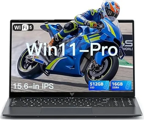 ACEMAGIC Laptop AMD Ryzen Embedded R2544 15.6-in IPS 16GB DDR4 512GB SSD